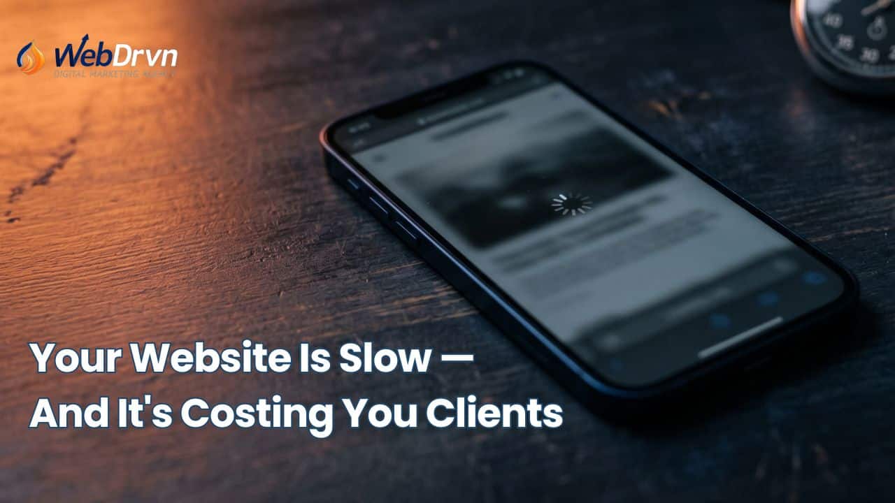 Your Website Is Slow — And It's Costing You Clients
