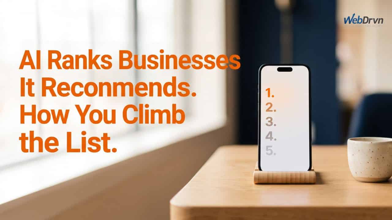 AI Ranks the Businesses It Recommends. Here's How You Climb the List.